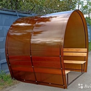 Курилка уличная 2м на 2.40м